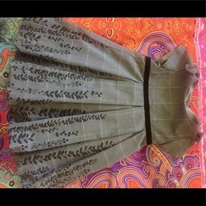 Adorable Laura Ashley London Grey Floral Dress 4T